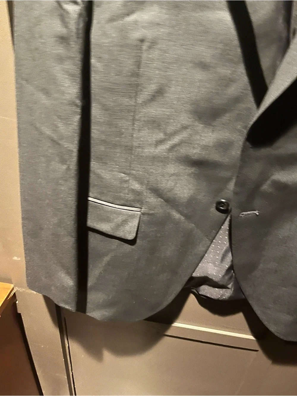 Goodfellow & Co Men's Classic Single-Breasted Black/GrayBlazer 46R New